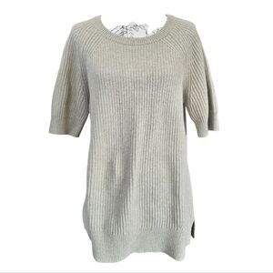 Cabi Prime Pullover Light Green Short Sleeve Knit Sweater M